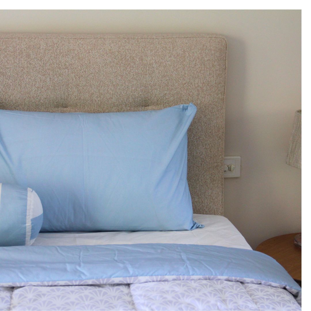 100% Cotton - Beach House - 5-Piece Blue Comforter Set
