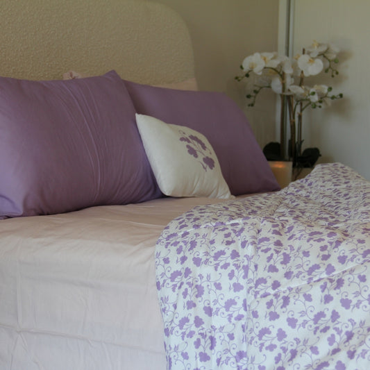 Blush Pink Flat Sheet - 100% Cotton