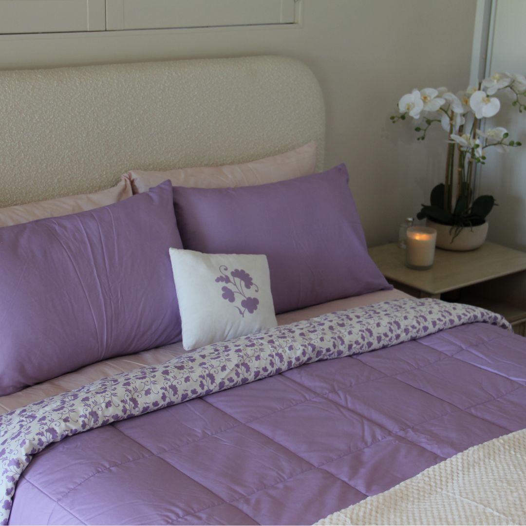 Purple comforter set Queen Size
